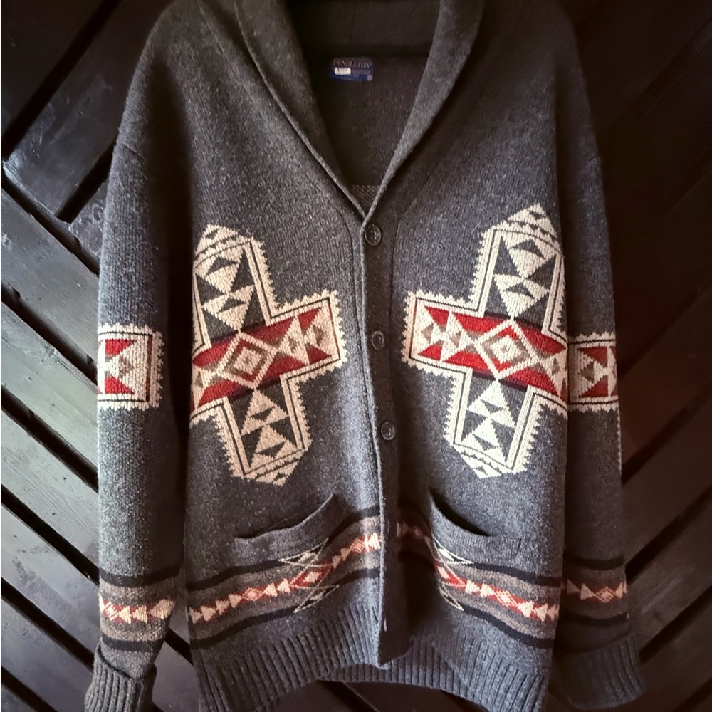 Men's Boho Aztec Authentic Pendleton Sweater